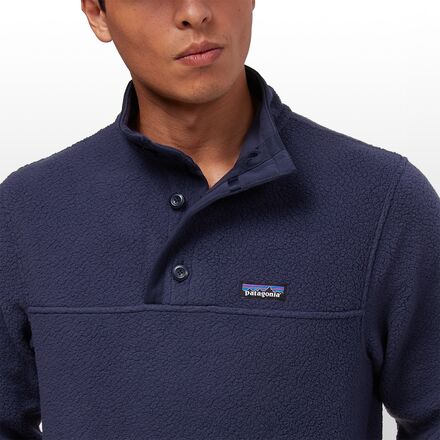 Mens Shearling Fleece Pullover - Cozy Winter Sweater