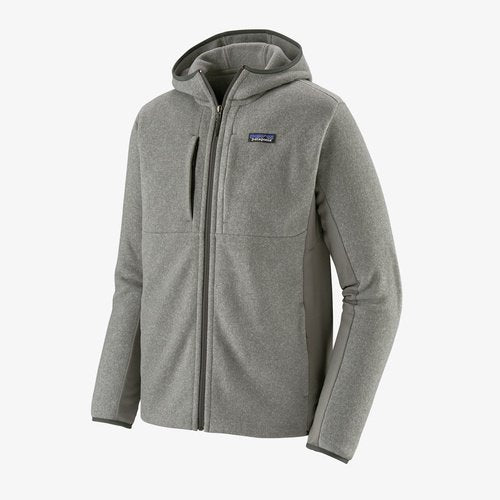 Mens Lightweight Recycled Polyester Sweater Hoody with Zippered Pockets