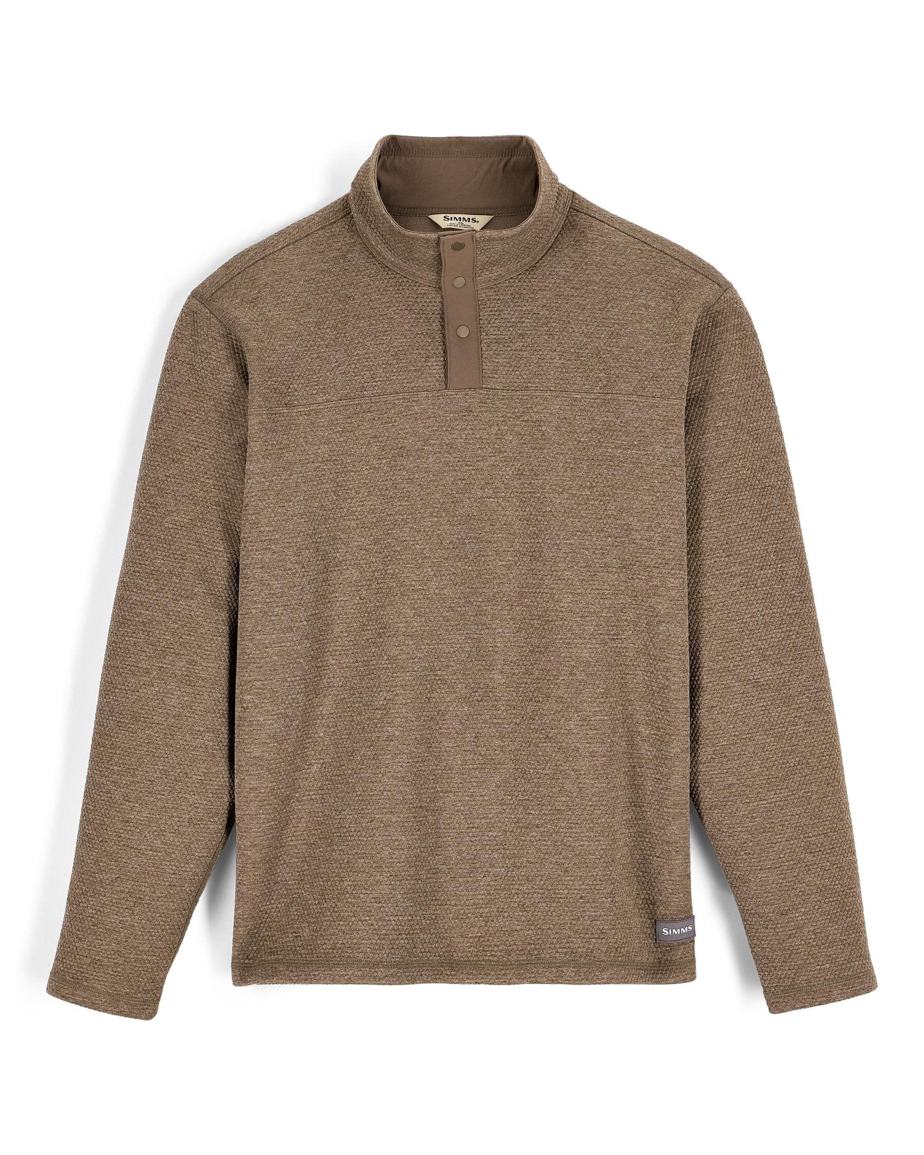 Harbor Stretch-Fleece Pullover Sweater - Mens Heavyweight