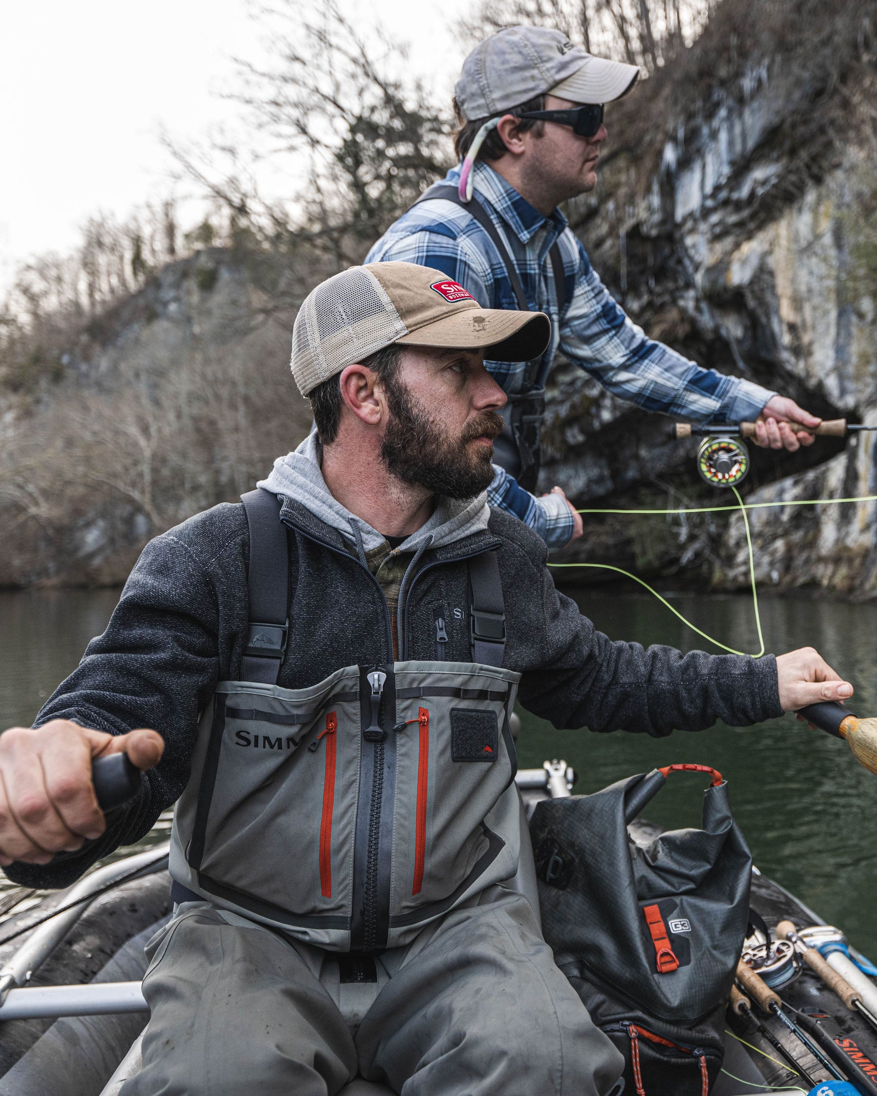 Mens Full Zip Fleece Jacket for Fishing Enthusiasts