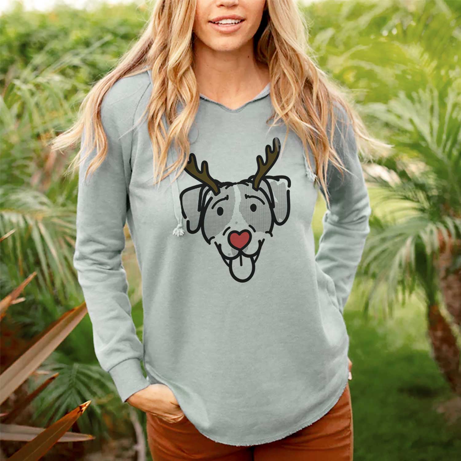 California Wave Bluetick Coonhound Hooded Sweatshirt