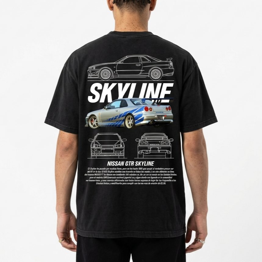 Sopula Men's Vintage Car Print V-Neck Short Sleeve Cotton T-Shirt