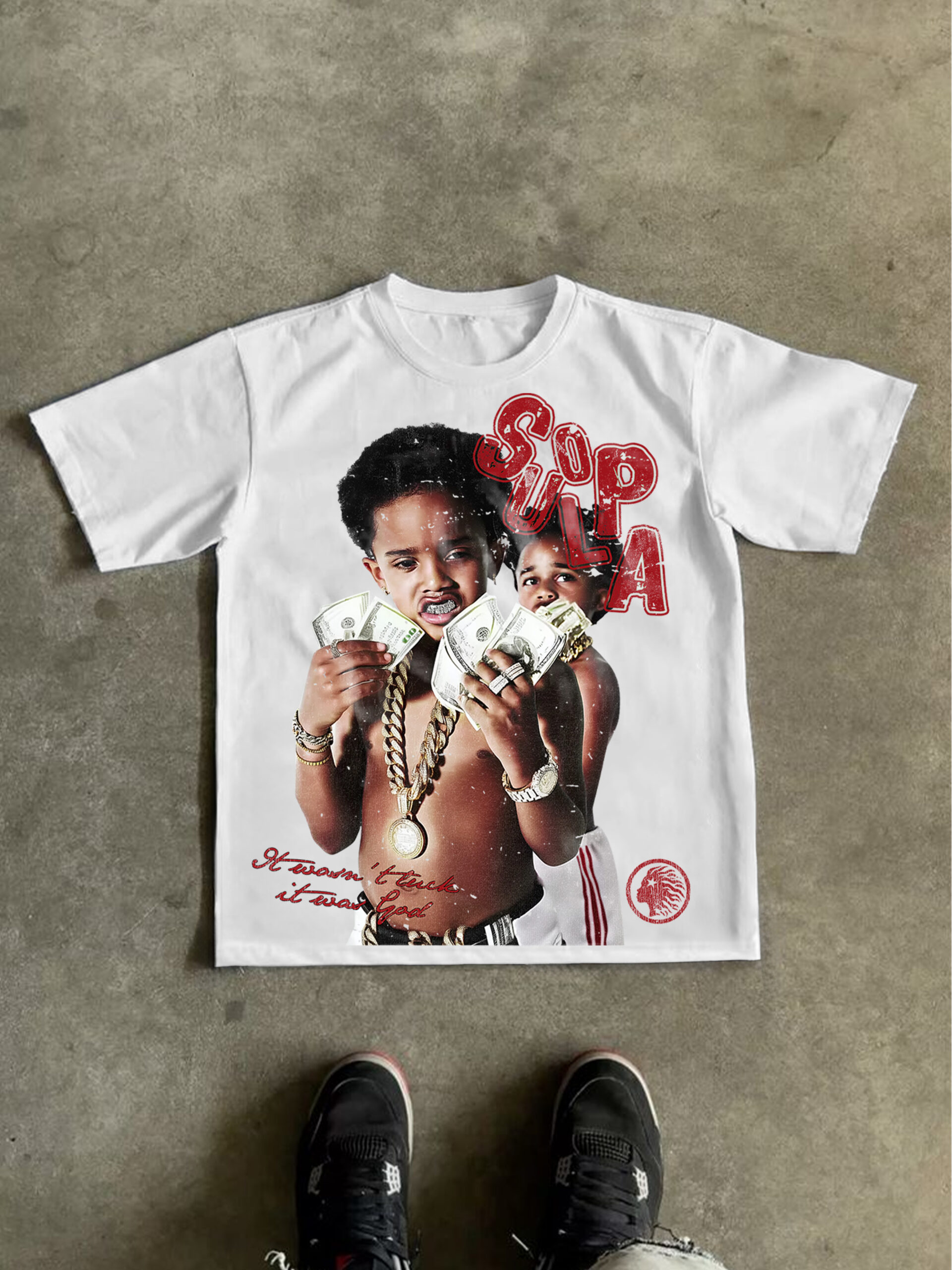 Sopula Men's Vintage Graphic V-Neck T-Shirt Polyester Short Sleeve Regular Length