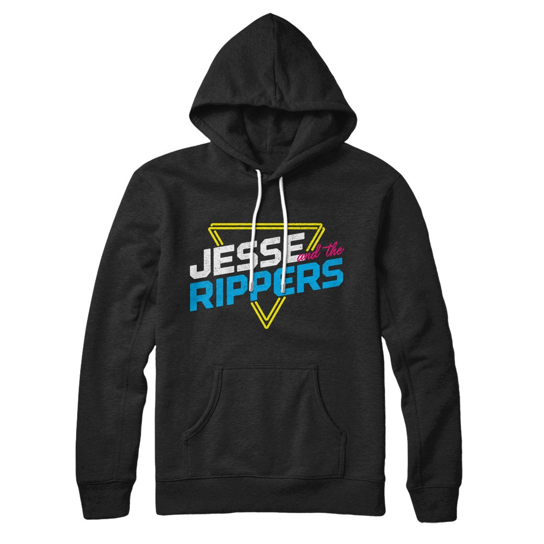 Jesse and the Rippers Famous Unisex Hoodie - Cotton Polyester Pullover with Hood and Kangaroo Pocket
